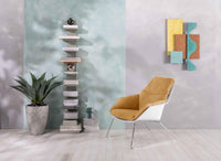 Poltrona 85x74xH86 cm in Polipropilene Grace Giallo