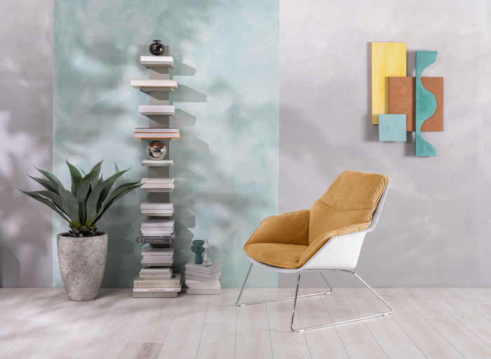 Poltrona 85x74xH86 cm in Polipropilene Grace Giallo