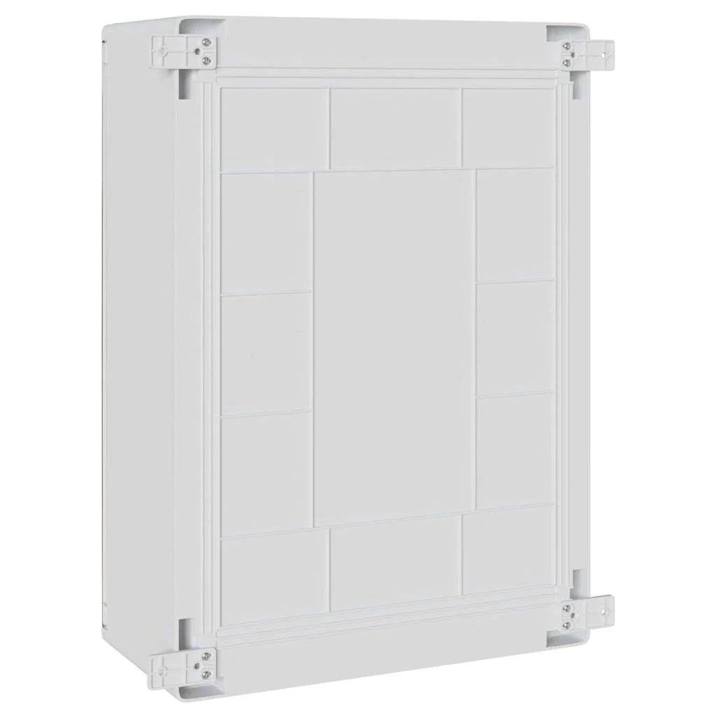 Armadio elettrico moderno 50 x 24 x 70 cm resistente design elegante uso interno/esterno plastica grigia 02_0058217