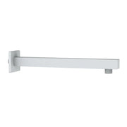 Braccio doccia con attacco universale quadrato 30 cm bianco