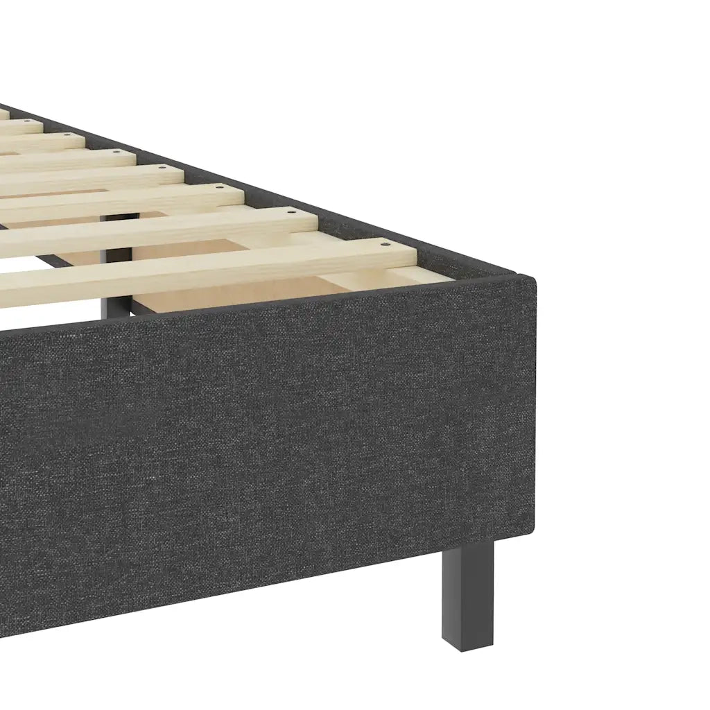 Letto a Molle Grigio in Tessuto 140x200 cm cod mxl 58671