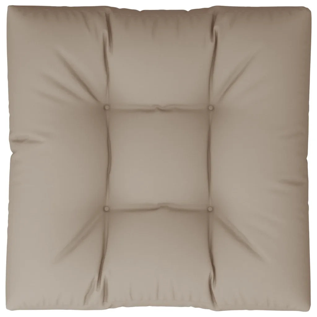 Cuscino per Pallet Tortora 70x70x12 cm in Tessuto