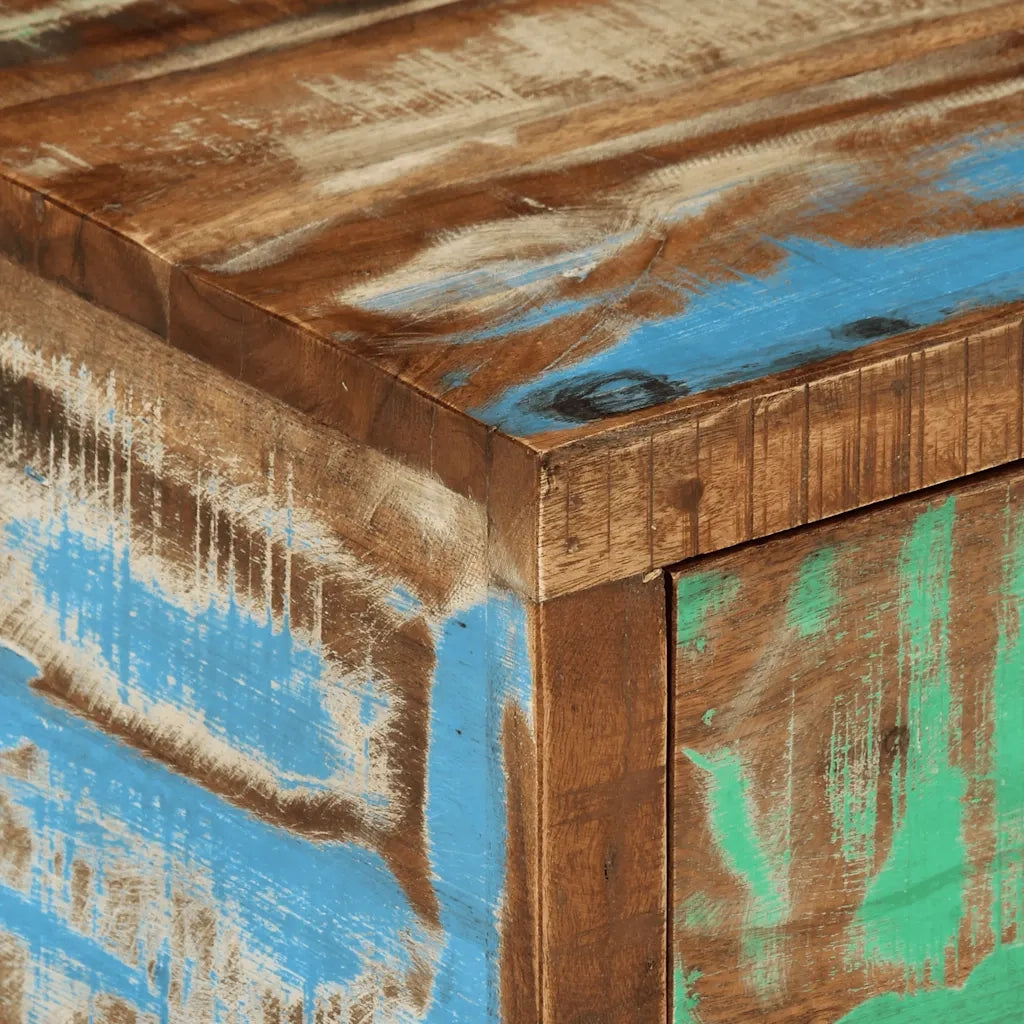 Mobile TV (118-200)x30x40 cm in Legno Massello di Recupero 351678