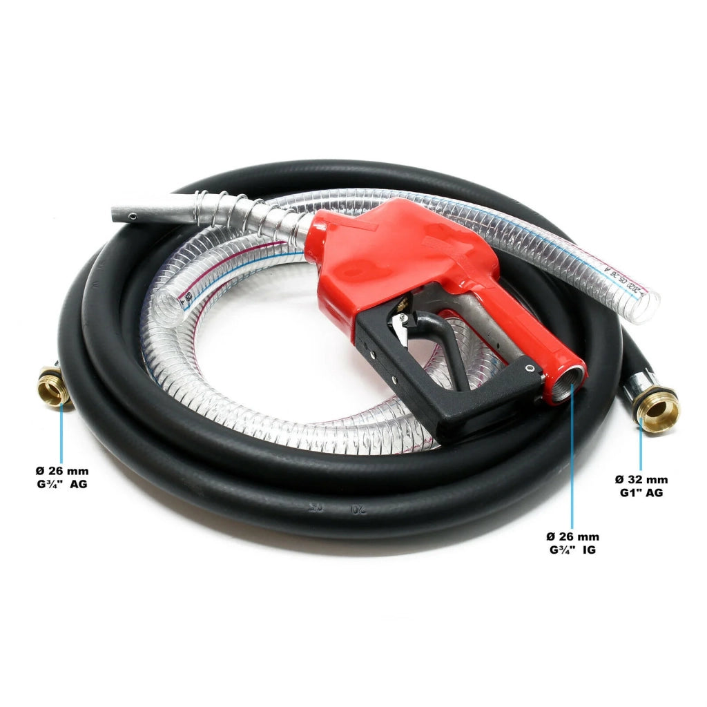 Pompa autoadescante per carburante diesel biologico 230 volt 550 watt 50 l/min pistola automatica 16_0000601