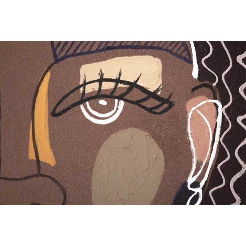 Dipinto Su Tela Tribal -a- cm 80x2,8x100