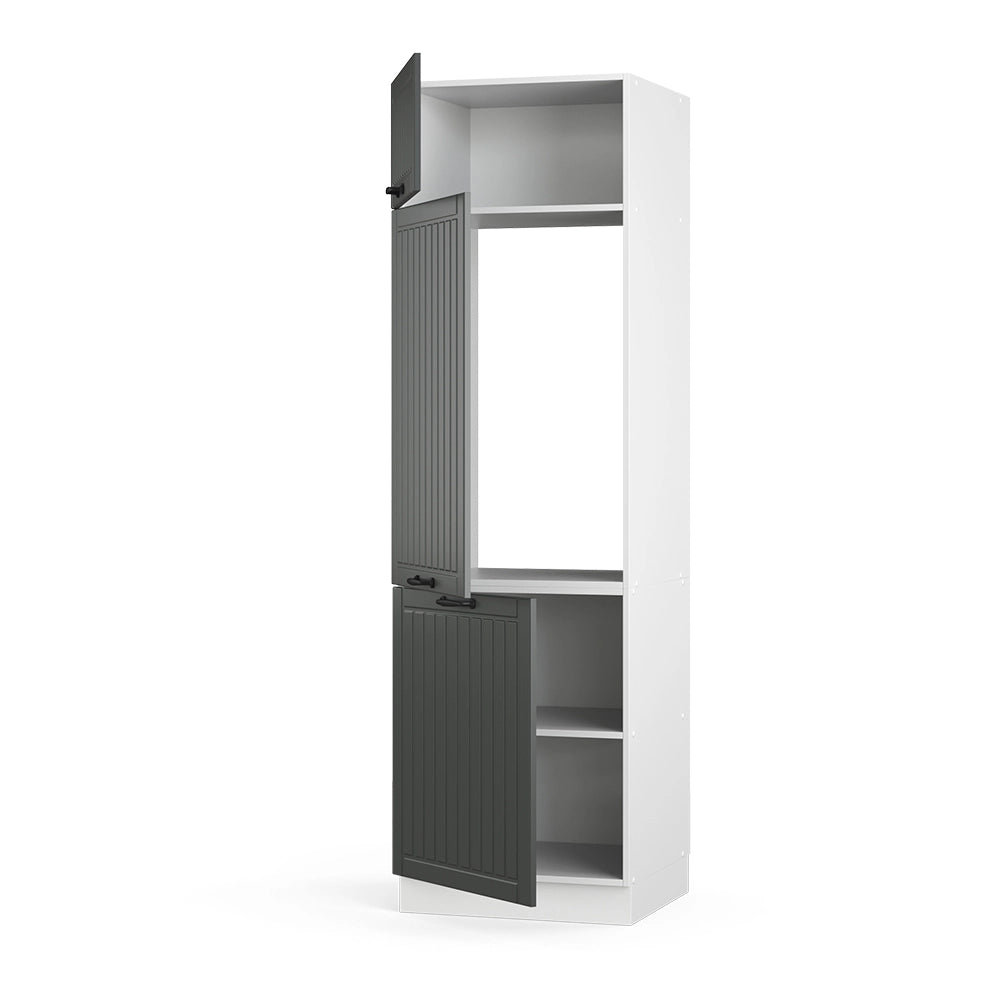 Armadio frigorifero Fame-Line Antracite rustico/Bianco 60 cm Vicco