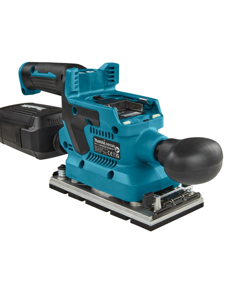 Levigatrice Orbitale MAKITA DBO380RTJ (2 x 5,0 Ah + DC18RC + MAKPAC 3)