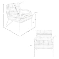 Poltrona in pelle marrone cognac