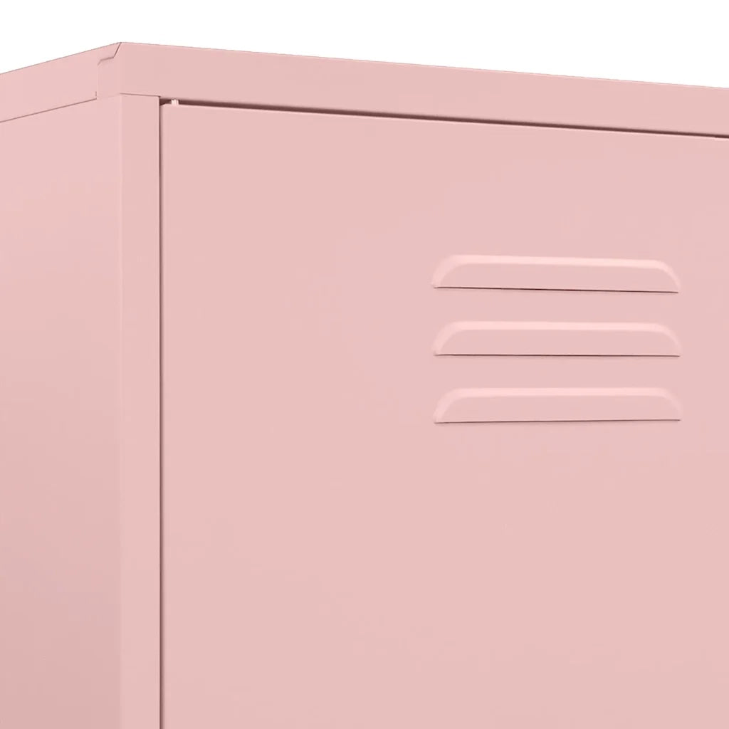 Armadio Rosa 90x50x180 cm in Acciaio CFW5639413
