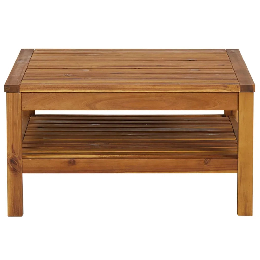 Salotto da Giardino-Set Divani da Giardino 2pz Cuscini Grigio Scuro Massello Acacia
