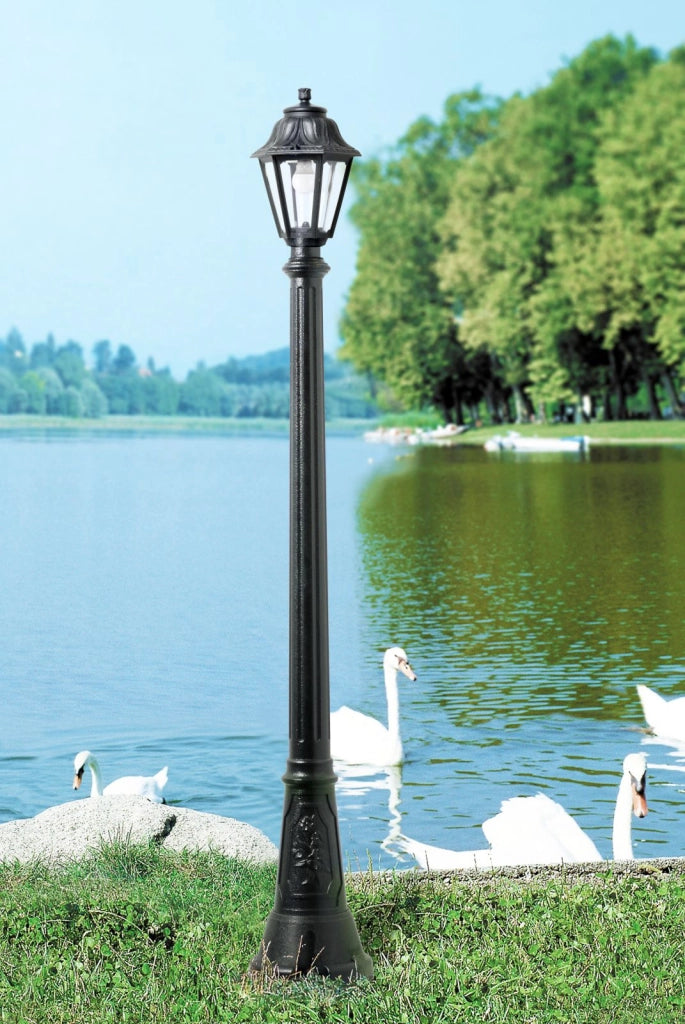 ASTI PALO 182 CM 1 LUCE ATTACCO E27 NERO IP55