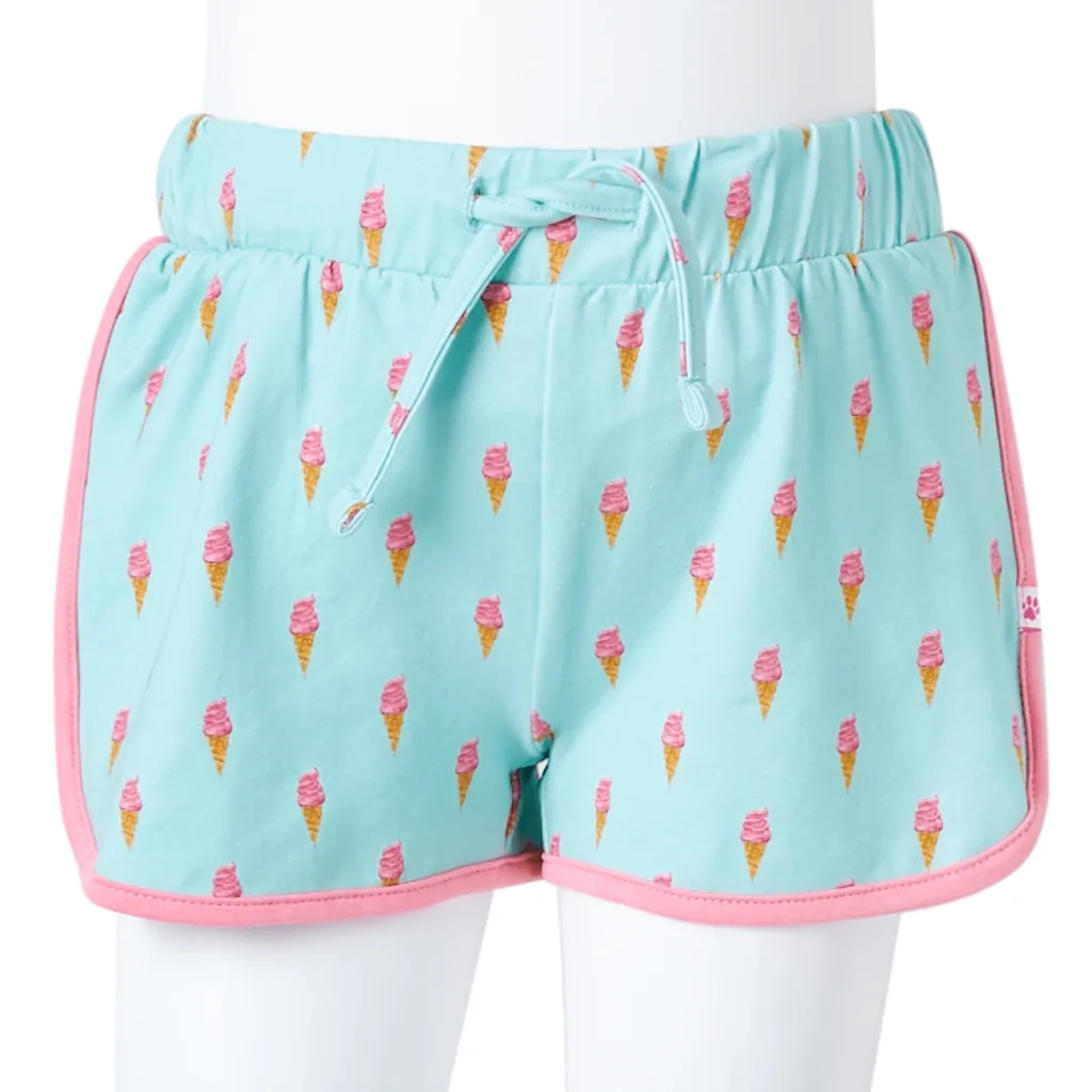 Pantaloncini per Bambini con Coulisse Menta Chiaro 140 CFW5910902