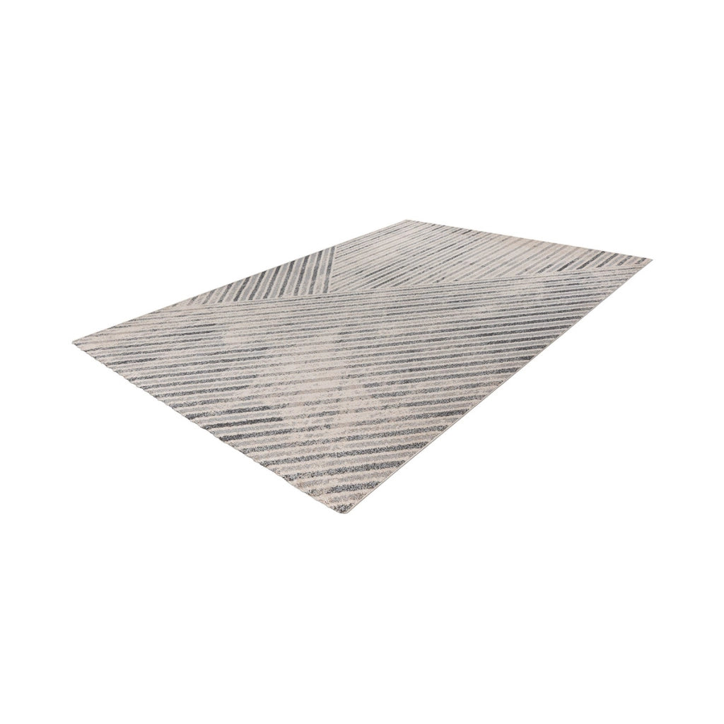 Tappeto moderno Rhombus 100 beige e grigio a pelo corto