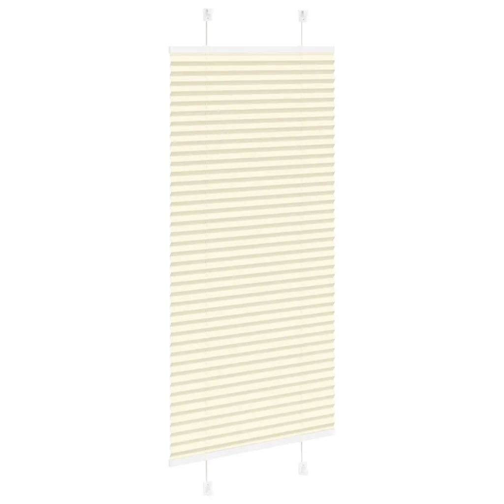 Tenda Plissettata Crema 60x150 cm Larghezza Tessuto 59,4 cm 4015288