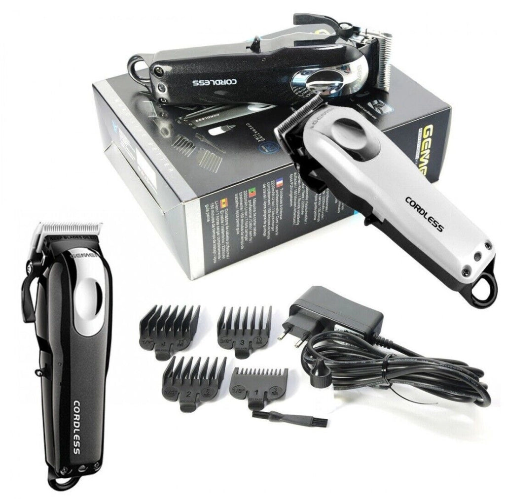 TAGLIA CAPELLI ELETTRICO RASOIO REGOLA BARBA RICARICABILE 4 PETTINI GM805