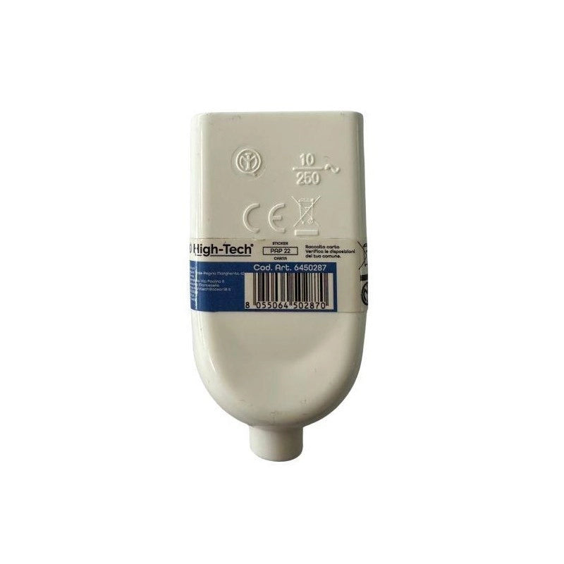 HIGH-TECH PRESA MOBILE BIPASSO 10/16A - P11 10A 2P+T BIANCA MATERIALE ELETTRICO