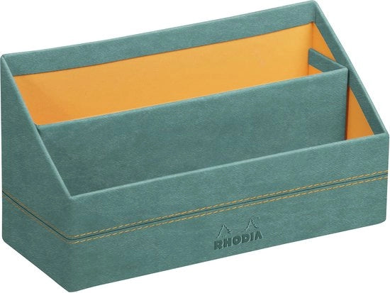 Borsa per lettere 25x10x14cm, in imitazione di pelle, elegante e pratica, 1 pezzo, azzurro mare