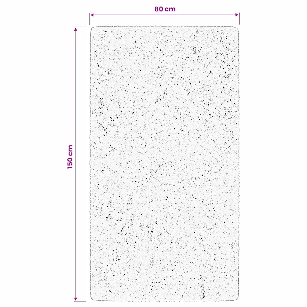Tappeto del soggiorno | Tappeto Shaggy PAMPLONA a Pelo Lungo Moderno Verde 80x150 cm