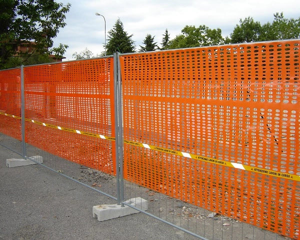 RETE DI DELIMITAZIONE CANTIERE LEGGERA 1,2x50 mt - 60 mq- IDEAL STAR