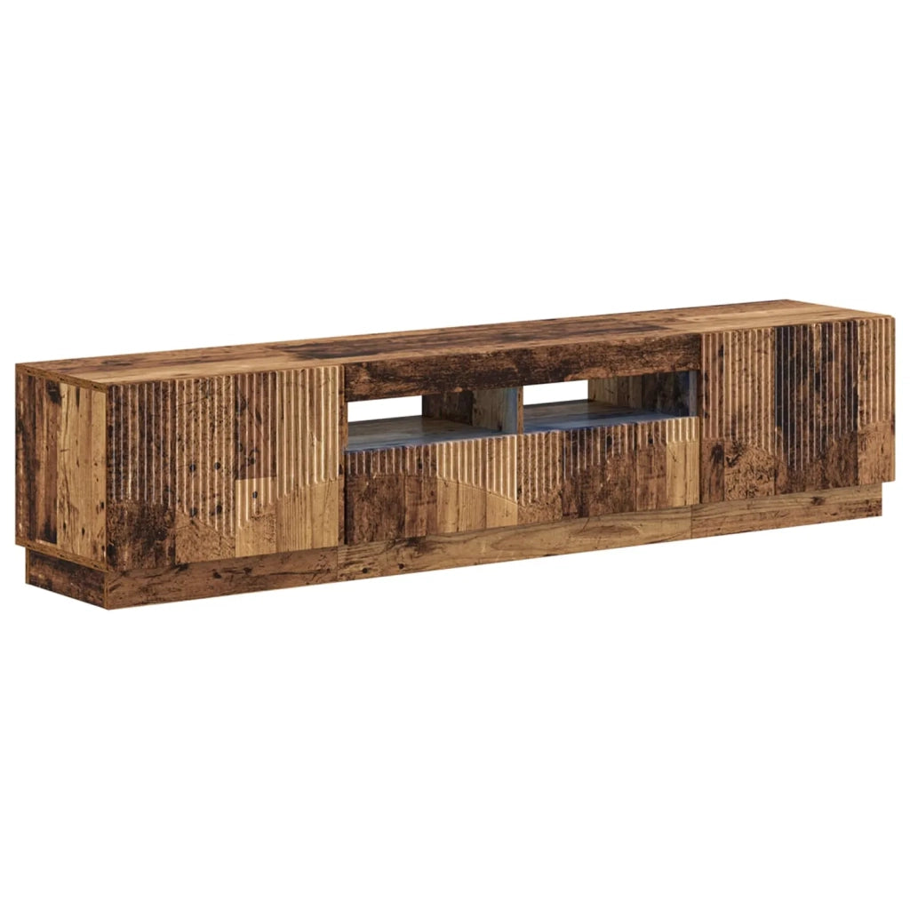 Mobile TV LED a 5 pezzi Legno antico Legno ingegnerizzato 3416850