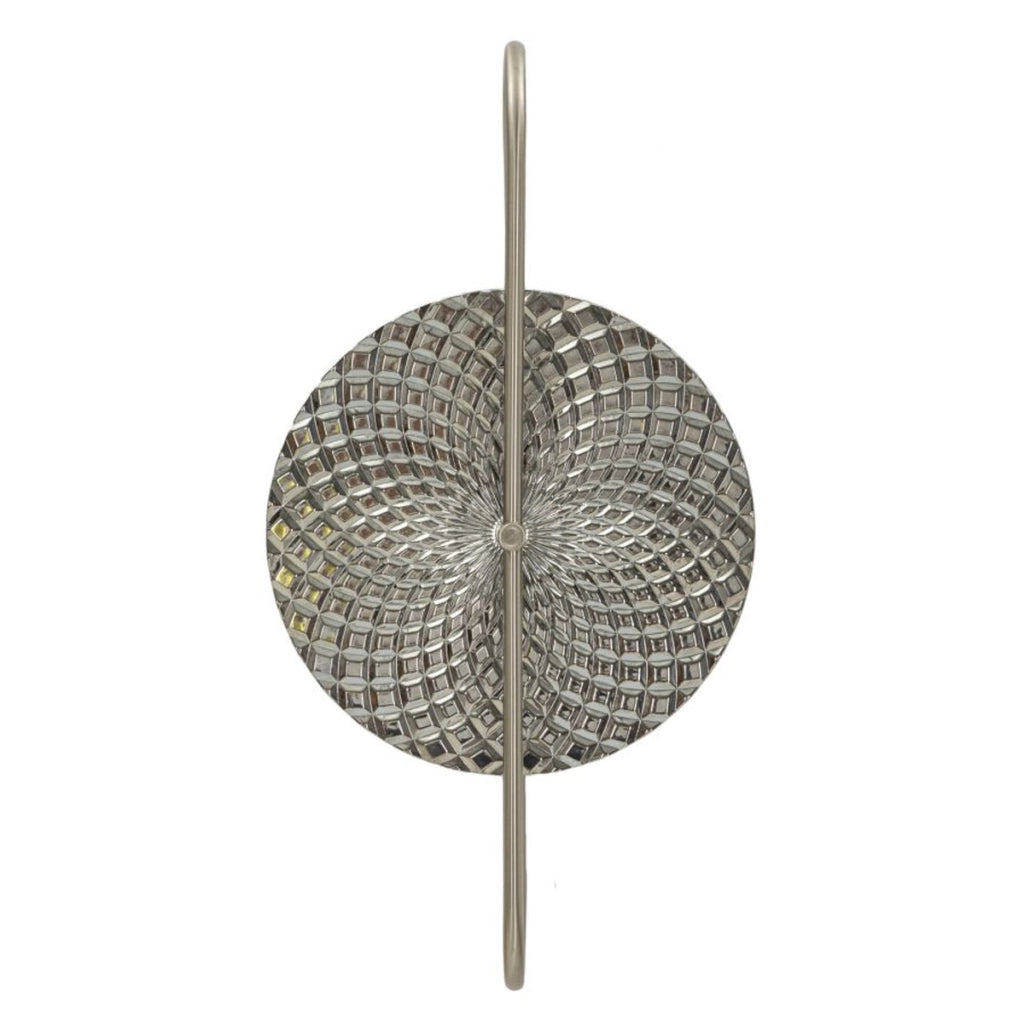 Lampada a Parete VKH66, Argento, Metallo, 28x15x54 cm
