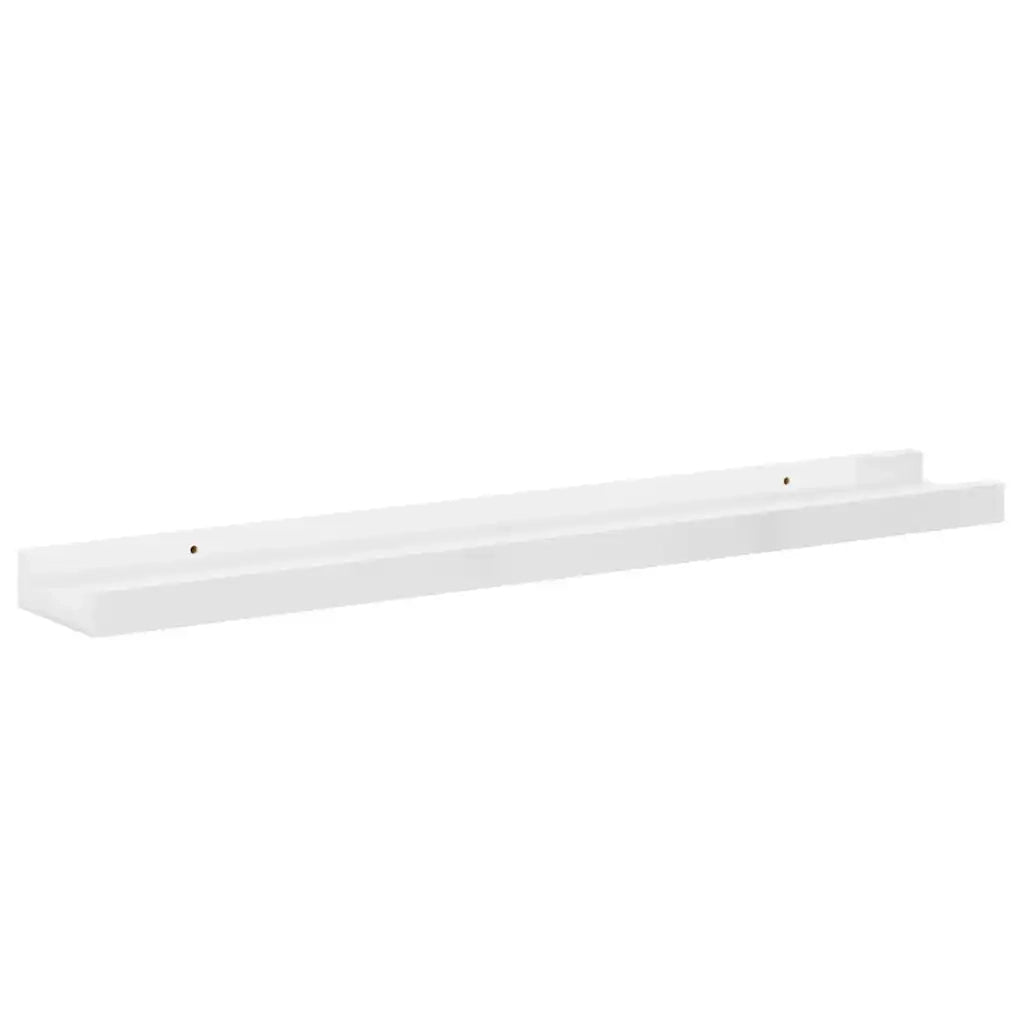 Mensole da Parete 4 pz Bianco Lucido 60x9x3 cm cod mxl 33213