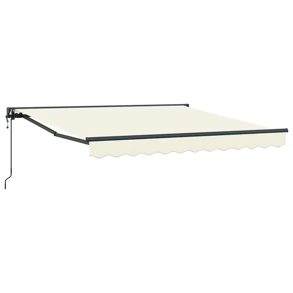 vidaXL Tenda Retrattile Crema 300x250 cm Tessuto