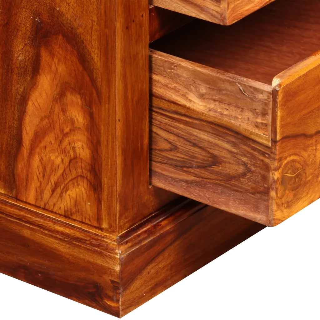 Mobile Porta TV in Legno Massello di Acacia 90x30x40 cm 245160