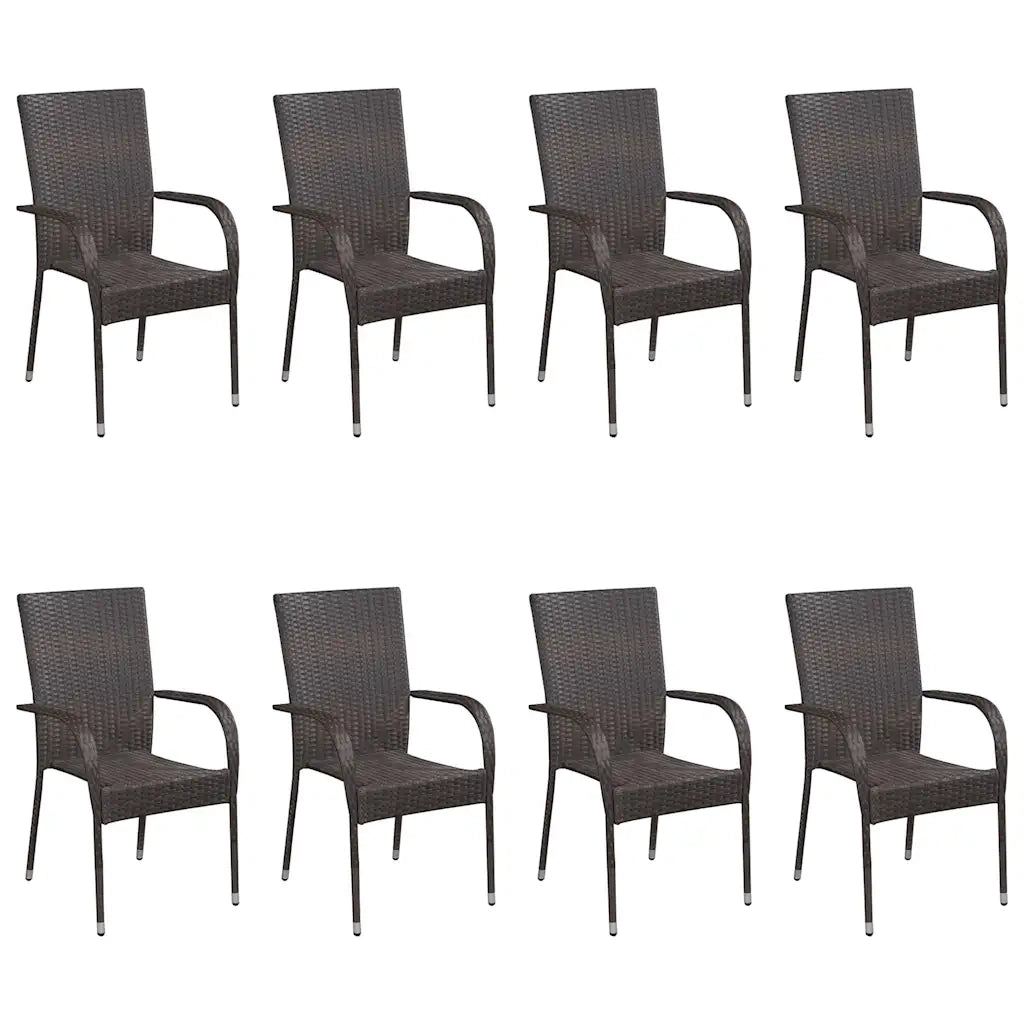 Set da Pranzo da Giardino 9 pz Marrone cod mxl 52448