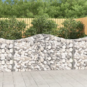 Cesti Gabbioni ad Arco 10 pz 200x30x100/120 cm Ferro Zincato 3145438