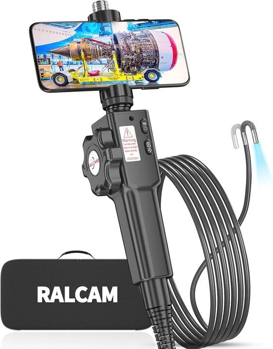 Endoscopio con obiettivo 8,5 mm e HD1080P - Endoscopio flessibile per Android e iOS