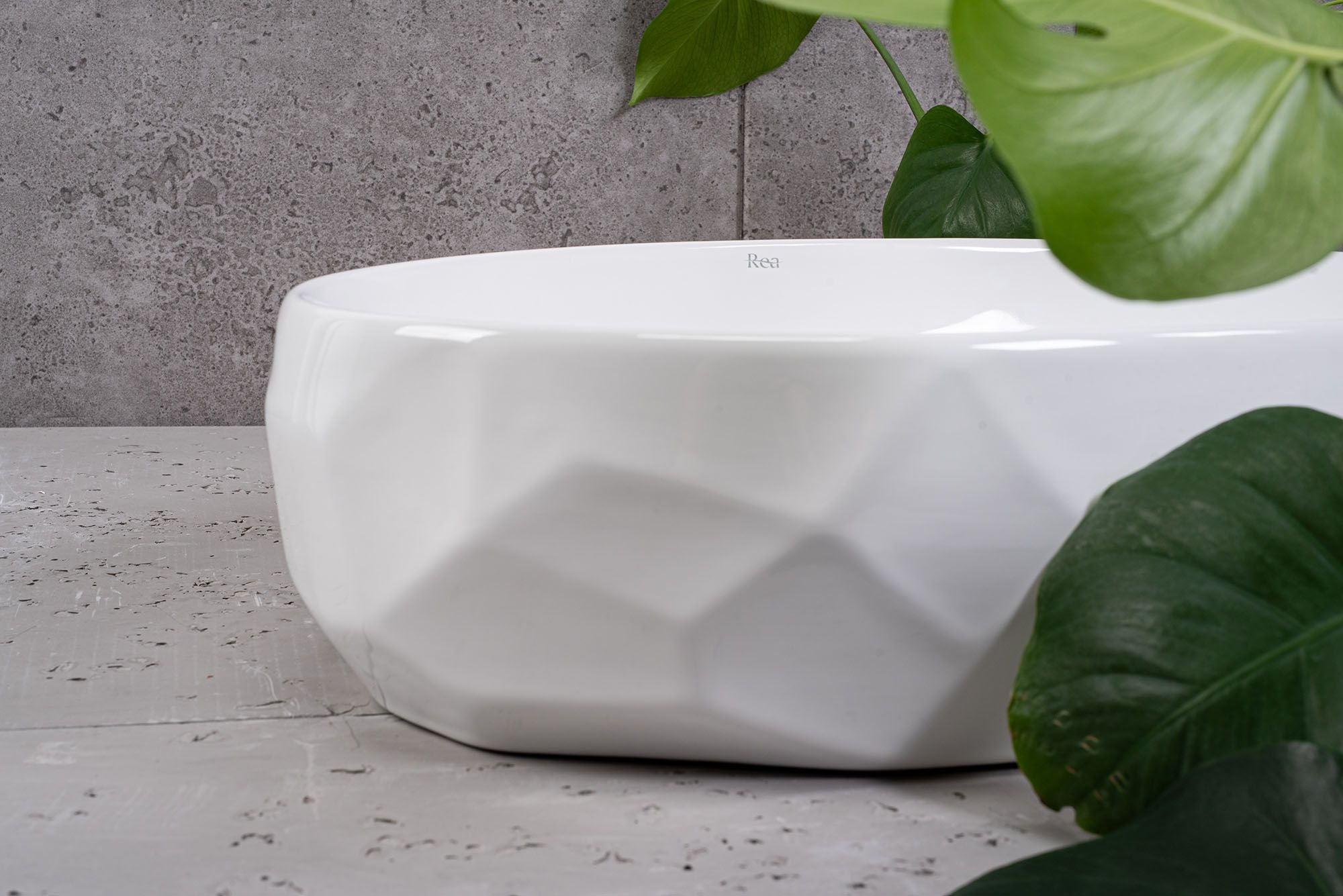 Lavabo Da Appoggio In Ceramica Rea Maya