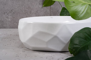 Lavabo Da Appoggio In Ceramica Rea Maya