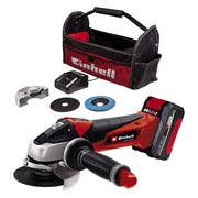 SMERIGLIATRICE ANGOLARE A BATTERIA 'TE-AG 115 LI' 18V - 4,0 Ah Litio Ø disco 115 mm  - EINHELL