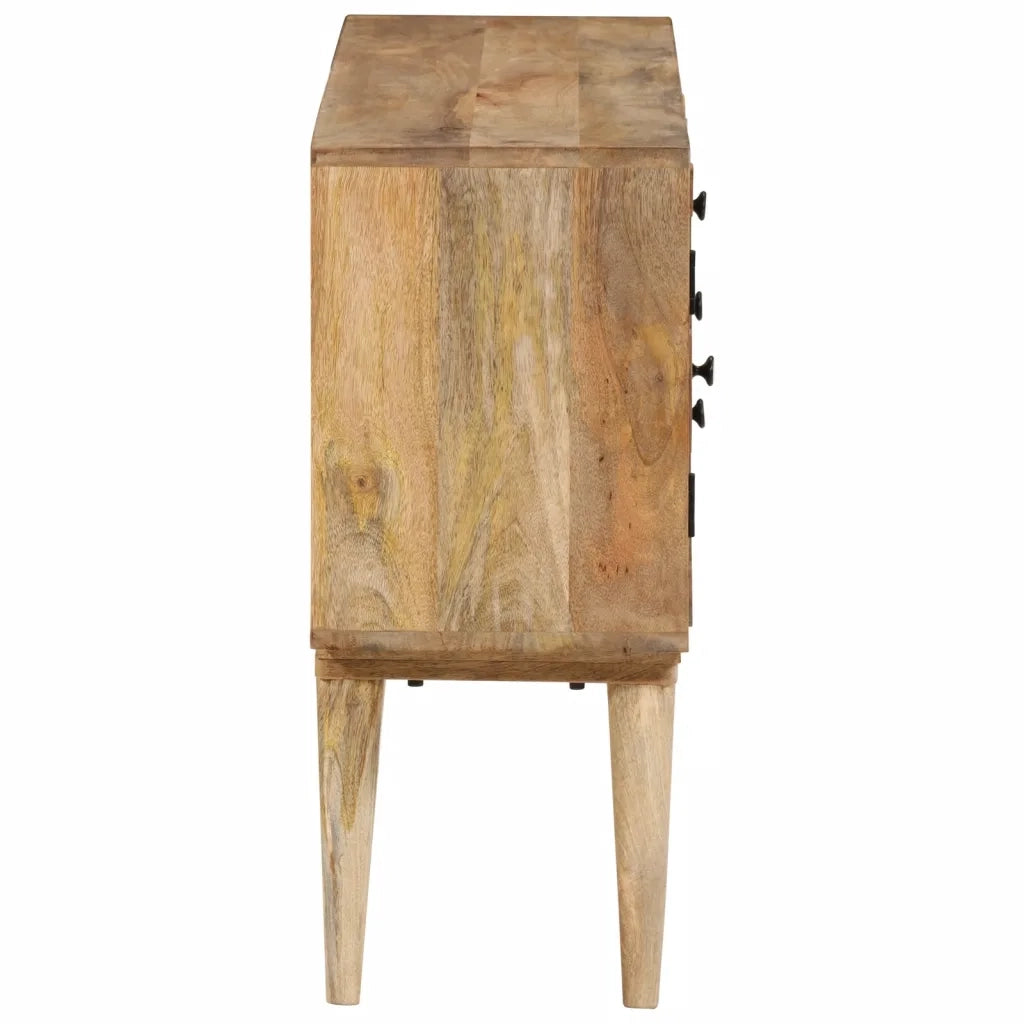 Credenza 110x30x70 cm in Legno Massello di Mango 376063