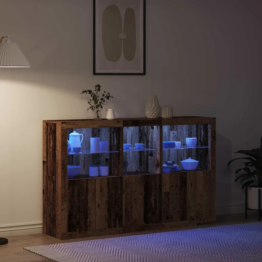 Credenza-Buffet-Armadio da cucina Legno vecchio 162 x 37 x 100 cm Legno multistrato 168748
