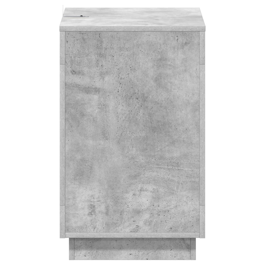 Tavolo laterale | Tavolino Grigio Cemento 60 x 40 x 65 cm