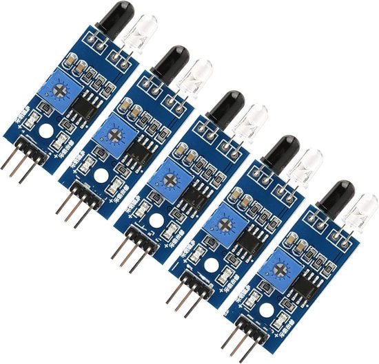 5 pezzi modulo sensore di prossimità infrarosso a 5P per evitare ostacoli per auto robot - Componente elettronico - Sensore di prossimità - Sensore.