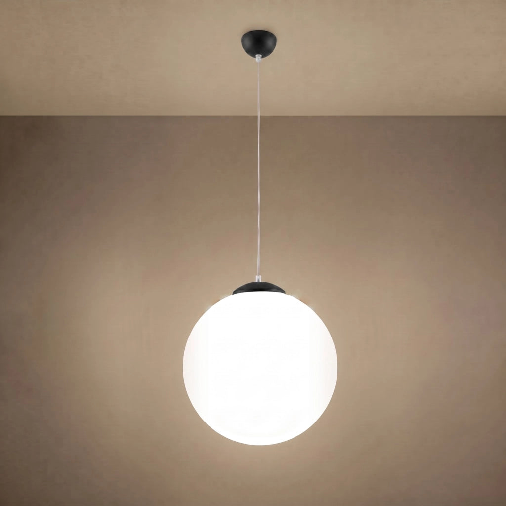 Lampada a sospensione UGO 40 nera