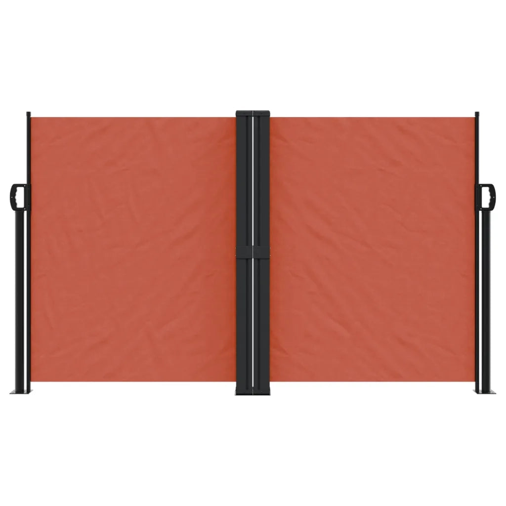 Tenda da Sole Laterale Retrattile-Tenda parasole per giardino Terracotta 140x1200 cm