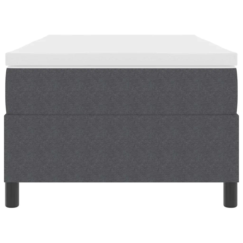 Letto a molle Grigio Scuro e Bianco 80 x 200 cm 3337433