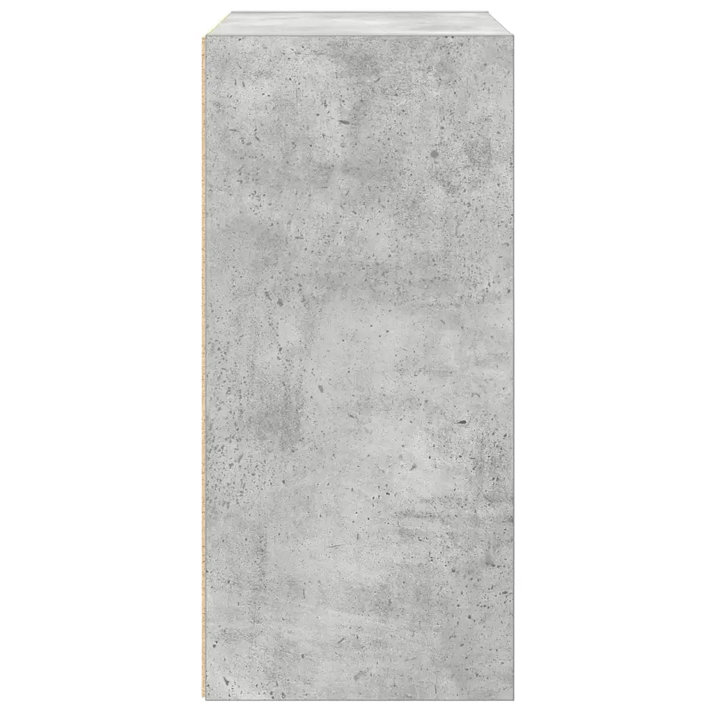 Libreria Grigio Cemento 31x24x52 cm in Legno Multistrato 860322