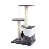 Albero tiragraffi per gatti grigio 71 cm Albero per arrampicarsi Tiragraffi Gatto