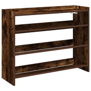Scarpiera | Mobile per scarpe Rovere Fumo 80x25x62 cm in Legno Multistrato
