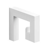 Lineabeta - Appendiabiti a G Grela in acciaio bianco