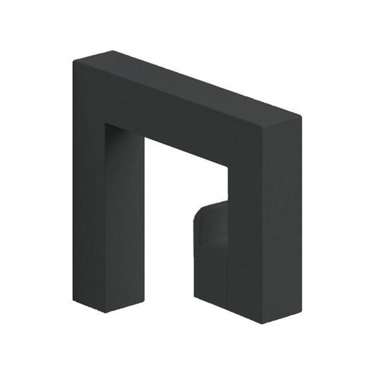 Lineabeta - Appendiabiti a G Grela in acciaio nero opaco