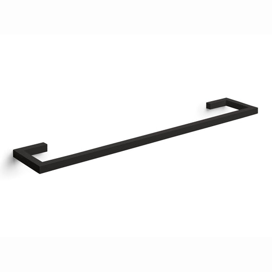 Lineabeta - Porta asciugamani Grela in acciaio nero opaco L.60 cm