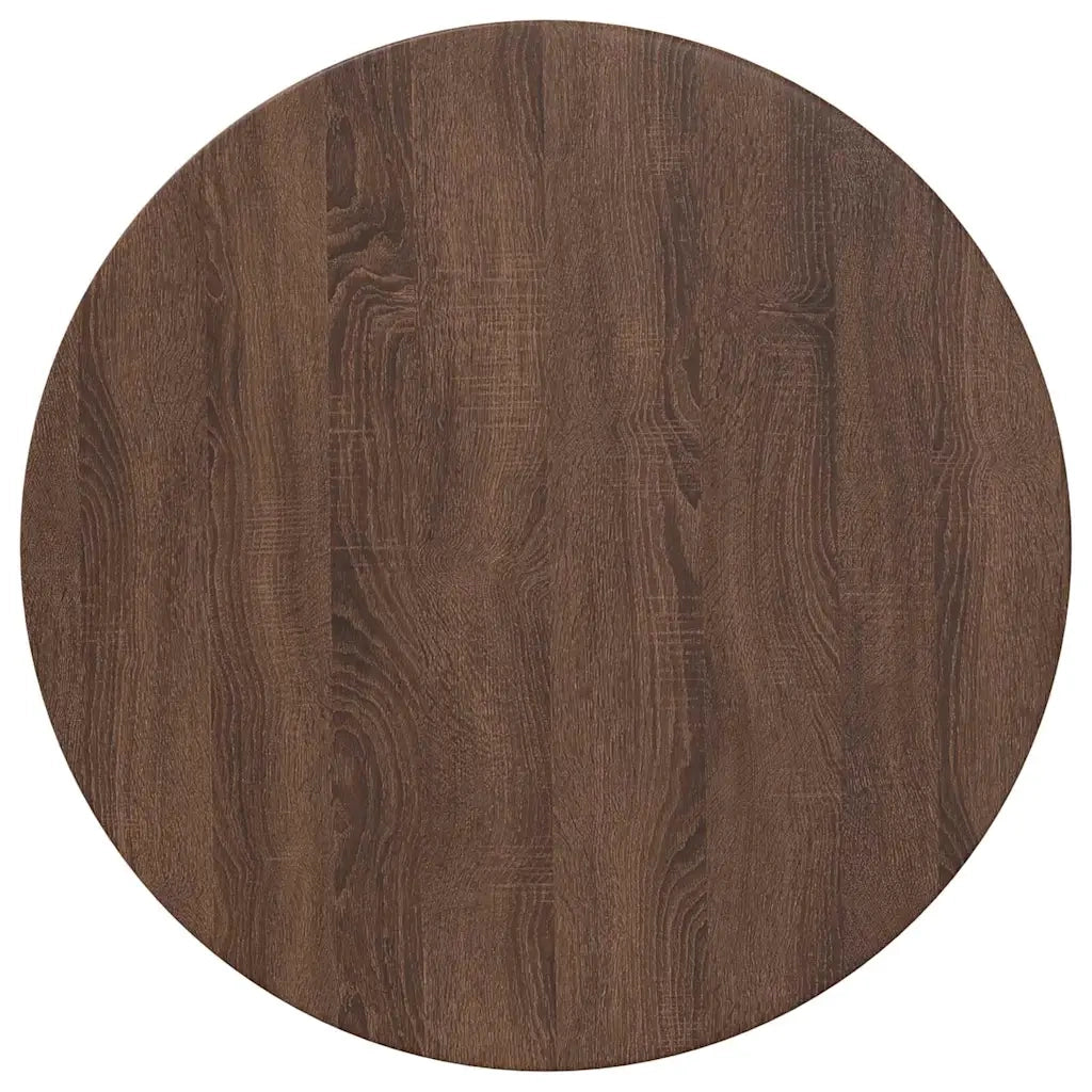 Piano del tavolo Rovere marrone Ø 70 x 1,5 cm Legno multistrato 880418