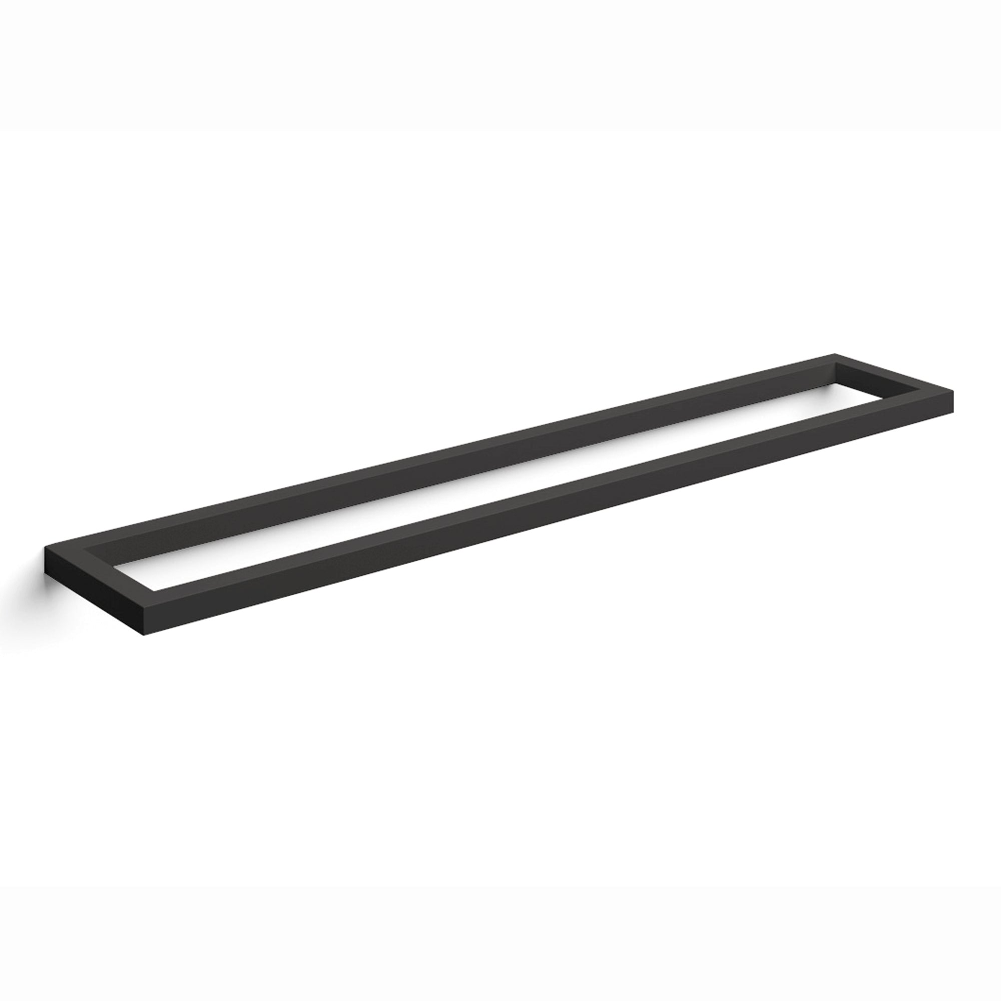 Lineabeta - Porta asciugamani - Porta accessori Grela in acciaio nero L.60 cm