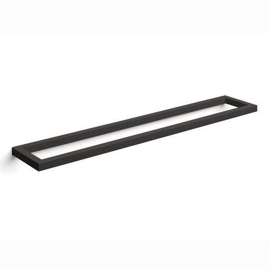 Lineabeta - Porta asciugamani - Porta accessori Grela in acciaio nero L.60 cm